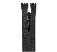 Cremallera invisible de 5 pulgadas, negra, que no se separa, de nailon, para manualidades, 5 cremalleras para coser