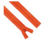Cremallera Invisible De Nailon 25/40/60 Cm, For Almohada, Vestido, Pantalones, Cadena Lateral, Borde Encaje, N.° 3, Lote 20 Unidades para ropa, bolsos, fundas de almohada(Orange 607,25cm)