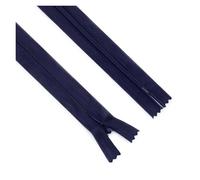 Cremallera Invisible De Nailon 25/40/60 Cm, For Almohada, Vestido, Pantalones, Cadena Lateral, Borde Encaje, N.° 3, Lote 20 Unidades para ropa, bolsos, fundas de almohada(Dark blue,25cm)