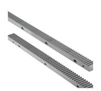 Cremallera lineal de acero 1 Unidad 2.0 Mod 24X24 1000 Mm, Engranaje De Cremallera For Máquina Grabado, Helicoidal Precisión Fresado(24X24X1000 Best)