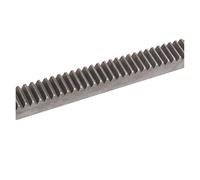 Cremallera lineal recta de acero, Engranaje de precisión CNC dientes rectos 45 acero 1M/1,5M/2M Mod 500-1000mm(1.0Mod 10-12,Length 500mm)