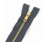 Cremallera Metálica 2/5 Uds 3# cremallera de Metal 15/20/25/30cm cierre decoración bolsillo ropa for Se(DarkGray,20cm,No3-5Pcs)