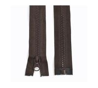 Cremallera MetáLica 2/5 Uds 5#40-120cm cinta de cremallera resina equipaje ropa cremalleras extremo abierto tienda lápiz cierre kits reparación accesorios costura(Color-40,100cm-2Pcs)