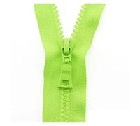 Cremallera MetáLica 2 uds 5# cremalleras de resina for coser 15-25cm/30-80cm chaqueta bolsa con cremallera ropa monedero Kit reparación accesorios DIY(Fluorescentent,CloseEnd-No5-20cm)