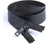 Cremallera metálica, cremalleras for chaquetas, cremallera bidireccional, cremalleras, cremallera invisible de 70 cm a 150 cm for manualidades caseras, costura y prendas.(80cm)