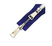 Cremallera metálica dorada clara de 70/90 cm, n.° 5, multicolor, con extremo abierto, doble deslizador, bidireccional, reemplazable, for reparación de chaquetas y abrigos, accesorios de costura DIY, 1