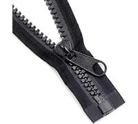 cremallera resistente, 1 Uds. Cremallera de extremo abierto repuesto for sacos dormir(70cm)