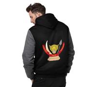 Cremallera Sudadera Hombre Sudadera República Democrática del Congo Emblema Nacional Sobredimensionada Letras Gráficas Cuello Redondo Manga Larga Corte Holgado Sudaderas Forro Polar Size S A 5XL
