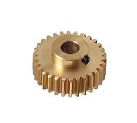cremallera y piñón, Engranaje de piñón 5 piezas 0,5 módulo 16T 17T 18T 19 dientes Engranaje de piñón 0,5 M Engranaje recto de cobre 3 mm 4 mm 5 mm Agujero interior Eje de orificio de engranaje de cobr