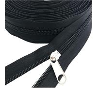 Cremalleras abiertas de 200 a 500 cm, accesorios, ropa, manualidades, cremalleras nailon for coser, caseras, costura prendas, con deslizadores(8#,500CM+5 Sliders)