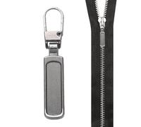 Cremalleras: aleación de aluminio, kit de reparación de cremalleras, duraderas | Usos versátiles deslizadores de cremallera, tiradores deslizantes para confección, bolsos, sastre, suministros para man