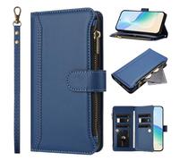 Cremalleras Billetera Funda para Compatible con Honor 600 Smart, piel sintética, suave, cierre magnético, tarjetero, función atril, Cuero con Estilo Cajas de teléfonos móviles para Honor 600 Smart