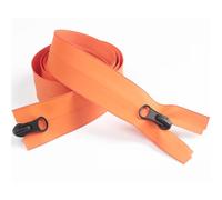 Cremalleras, Cremallera Bidireccional De Nylon Separadora Tallas 5 Y 7 100cm for Plumíferos Multicolor(Orange-100cm)