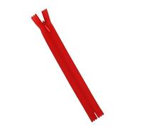 Cremalleras Cremalleras invisibles de nailon for coser accesorios de ropa, 10 Uds., 3#18/25/30/40/50/60cm de largo(Red,25cm)