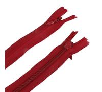 Cremalleras De Costura 10 unids/set cremalleras invisibles largas DIY cremallera de bobina nailon for coser accesorios ropa(Burgundry,35cm)