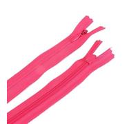 Cremalleras De Costura 10 unids/set cremalleras invisibles largas DIY cremallera de bobina nailon for coser accesorios ropa(Fuchsia,50cm)