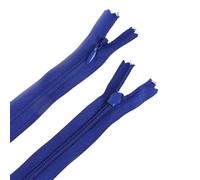Cremalleras De Costura 10 unids/set cremalleras invisibles largas DIY cremallera de bobina nailon for coser accesorios ropa(Blue2,35cm)