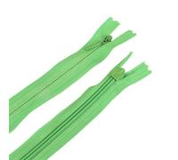 Cremalleras De Costura 10 unids/set cremalleras invisibles largas DIY cremallera de bobina nailon for coser accesorios ropa(Green,60cm)