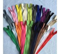 Cremalleras De Costura 8 piezas 3# Cremalleras invisibles Zipp largas for coser ropa(Randomly,50 cm)