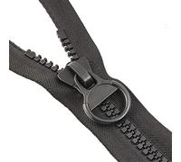 Cremalleras de metal, cremalleras , cierres cremallera abiertos gruesos y resistentes, resina 60-300 cm, costura con deslizadores , ropa, saco dormir, carpa, colchas, (100 1+quot;)(80Cm 1+quot;)