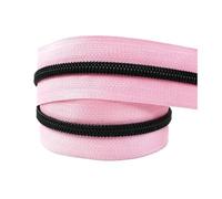 Cremalleras de nailon n.° 5 por metro (rollos de 5 a 10 m) para ropa, zapatos y bolsos. Cremalleras en espiral.,5 metros