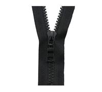 Cremalleras de resina de 5 piezas (15-25 cm) y abiertas (30-80 cm) para chaquetas y bolsas de ropa.,80 cm de extremo abierto