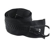 Cremalleras de resina de extremo abierto, cremallera larga, cremallera separadora de 71 cm para chaquetas, cremalleras de plástico separadoras para coser abrigos y chaquetas
