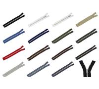 Cremalleras para pantalones en diferentes longitudes y colores (negro, 322, 10 cm)