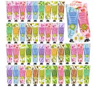 Cremas de Manos Mini, 60 x 30ml mini set de regalo para mujer crema mano perfumada para manos y pies, ideal para manos secas y agrietadas, pequeño regalo para mujer, novia, Navidad, cumpleaños