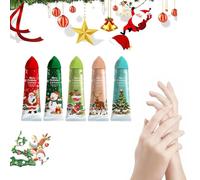 Cremas Manos de Regalo Navidad,Mini Set De Crema De Manos,Set de Crema de Manos,5 Pcs Navidad Cremas De Manos Para Mujer,Crema Protectora de Manos Reparadora Hidratante Nutritiva Regalos para Navidad