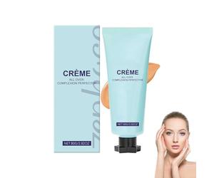 Creme All-Over Complexion Perfector,80g Cream Hydrating Full Coverage Concealer,Long-Lasting CC Foundation,Waterproof Transfer-Resistant Skin Tint,Cream body perfector (Neutral)