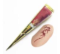Crème de tatouage temporaire au henné de qualité professionnelle, formule bio à base de plantes, crème traditionnelle noire prête à l'emploi pour le corps, convient aux mains, aux pieds et au visage