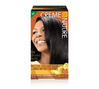 Creme of Nature Color de cabello rico en humedad con acondicionador de manteca de karité - C11 negro natural