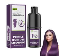 CreMHHate Champú Colorante Natural 3 en 1 para Cabello Gris,3 en 1 Instantáneo Champú para el Cabello,Champú Colorante para Cabello Gris para Hombres y Mujeres (Morado, 100ML)