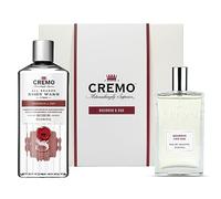 CREMO Bourbon & Oak Set de regalo para hombres - Eau de toilette 100 ml + gel de ducha 473 ml - Aroma cálido y picante