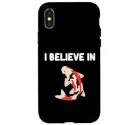 Creo en el pez koi, símbolo de la carpa japonesa, Harmony Fortune Carcasa para iPhone X/XS