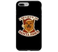 Creo en la Navidad del Perro Noruego Lundehund de Santa Paws Carcasa para iPhone 7 Plus/8 Plus
