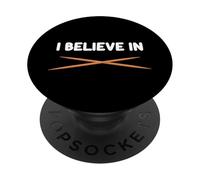 Creo en los palillos de dientes limpio entre dientes Higiene Dentista PopSockets PopGrip Adhesivo