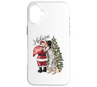 Creo en Santa Feliz Navidad y Feliz Año Nuevo Carcasa para iPhone 16 Plus