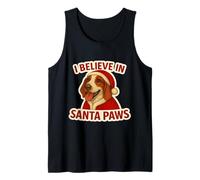 Creo en Santa Paws American English Coonhound Christmas Camiseta sin Mangas