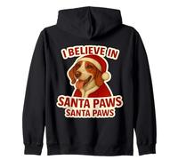 Creo en Santa Paws American English Coonhound Christmas Sudadera con Capucha