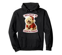 Creo en Santa Paws, Perro Komondor, mamá, papá, dueño, Navidad Sudadera con Capucha