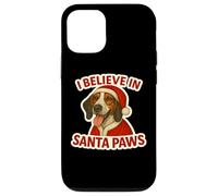 Creo en Santa Paws Treeing Walker Coonhound Christmas Carcasa para iPhone 12/12 Pro