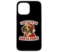 Creo en Santa Paws Treeing Walker Coonhound Christmas Carcasa para iPhone 13 Pro MAX