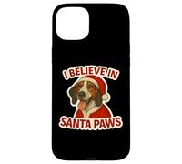 Creo en Santa Paws Treeing Walker Coonhound Christmas Carcasa para iPhone 15 Plus