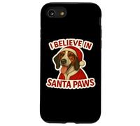 Creo en Santa Paws Treeing Walker Coonhound Christmas Carcasa para iPhone SE (2020) / 7/8