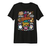 Creo en ti el día del Examen Test para Profesores Camiseta Premium