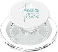 Creo Padrino Jesucristo Espíritu Santo Cristiano PopSockets PopGrip para MagSafe