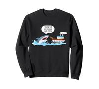 ¡Creo Que el tamaño de tu Barco está Bien! Citas Divertidas de Tiburones. Sudadera