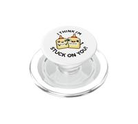 Creo Que Estoy Atrapado en ti Divertido Juego de Palabras con Pegamento PopSockets PopGrip para MagSafe